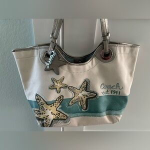 COPY - Coach canvas beach bag